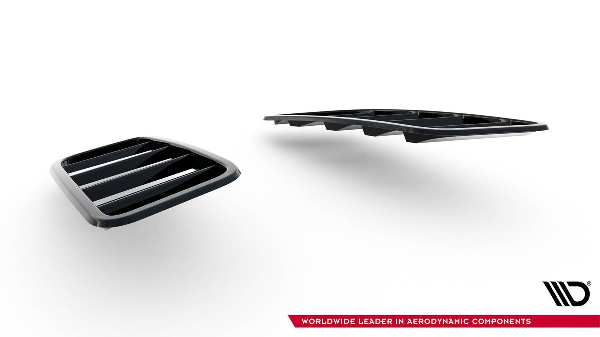Motorhauben Luftschlitze Ford Fiesta ST Mk7 Facelift schwarz Hochglanz – Ansicht 8