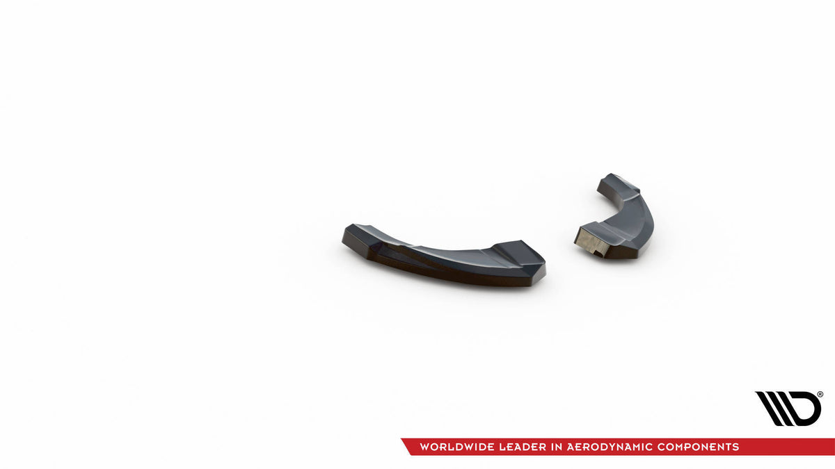 Heck Ansatz Flaps Diffusor V.1 passend für Hyundai Kona Mk1 schwarz Hochglanz – Ansicht 5