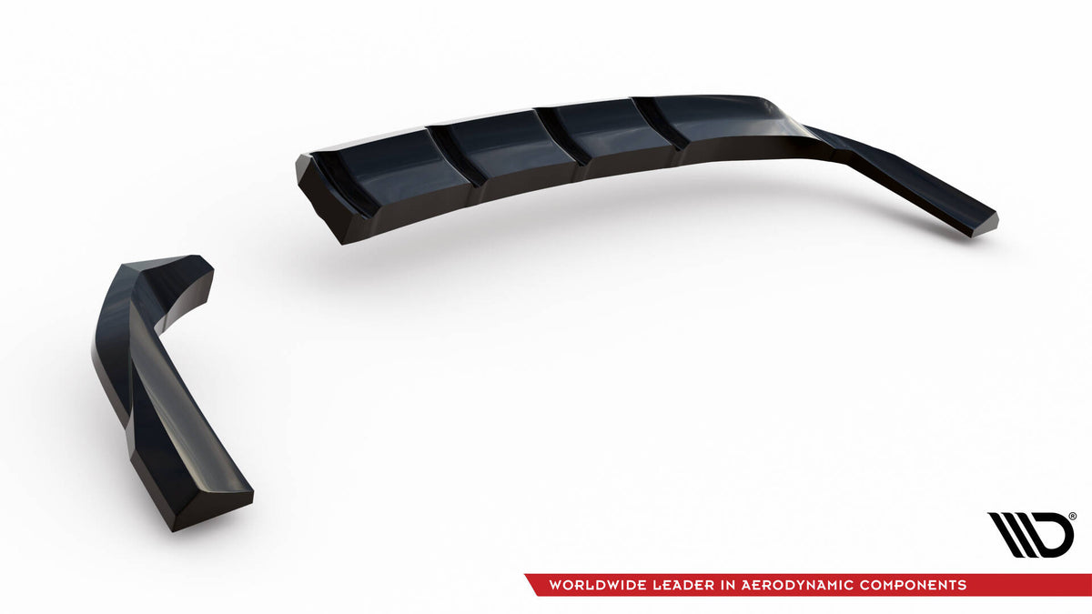 Street+ Mittlerer Diffusor RACE passend für Hyundai Tucson N-Line Mk4 schwarz Hochglanz – Ansicht 7