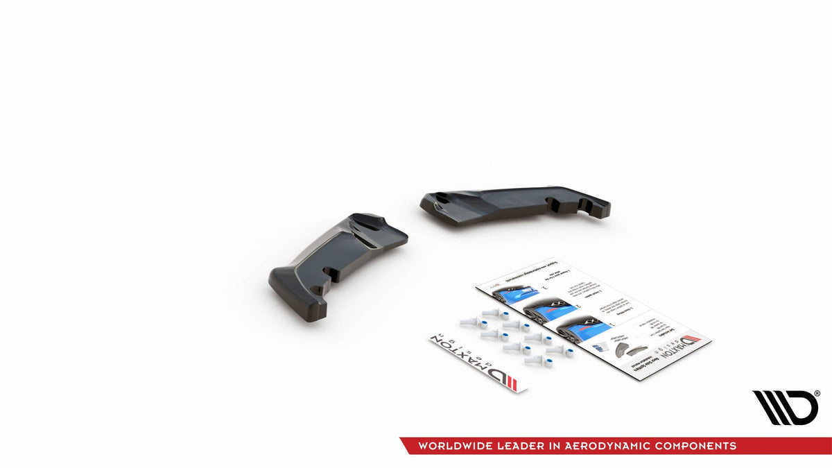Heck Ansatz Flaps Diffusor V.3 passend für Toyota GR Yaris Mk4 schwarz Hochglanz – Ansicht 7