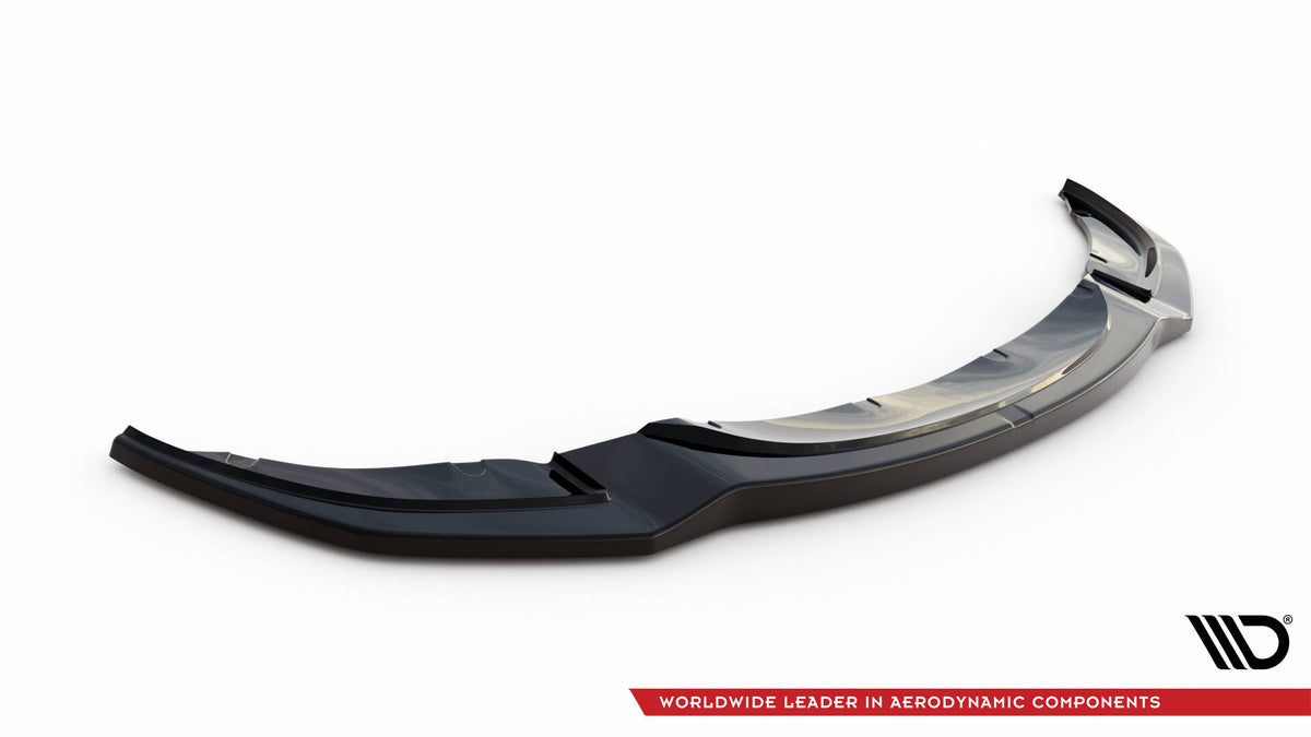 Street+ Spoilerlippe Front Ansatz passend für BMW M5 F10/ F11 schwarz Hochglanz – Ansicht 5