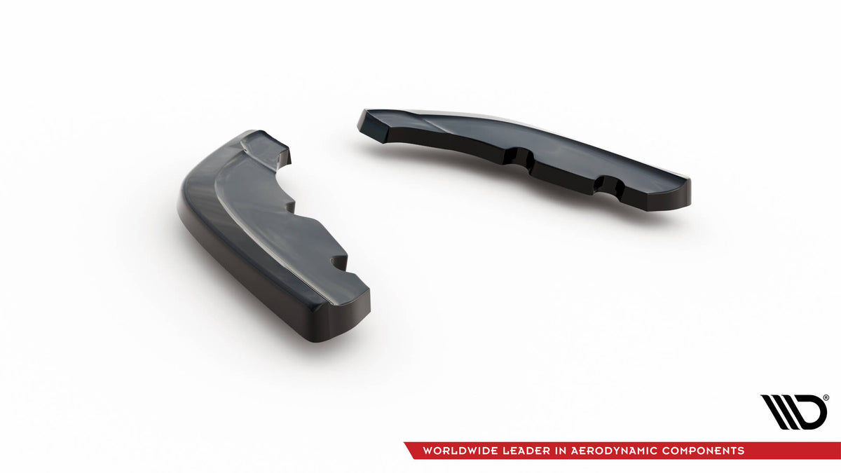 Heck Ansatz Flaps Diffusor V.7 passend für BMW 1er M-Paket / M135i F40 schwarz Hochglanz – Ansicht 6