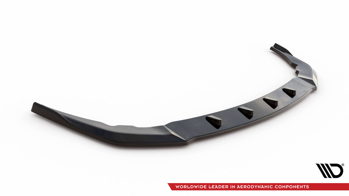 Street+ Spoilerlippe Front Ansatz passend für V.9 BMW M135i F40 schwarz Hochglanz – Ansicht 5