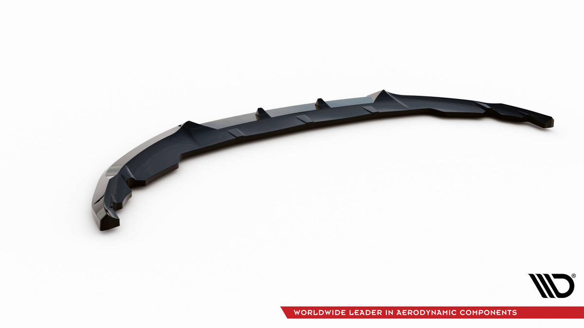 Street+ Spoilerlippe Front Ansatz V.1 passend für Mini Cooper Clubman John Cooper Works F54 Facelift schwarz Hochglanz – Ansicht 6