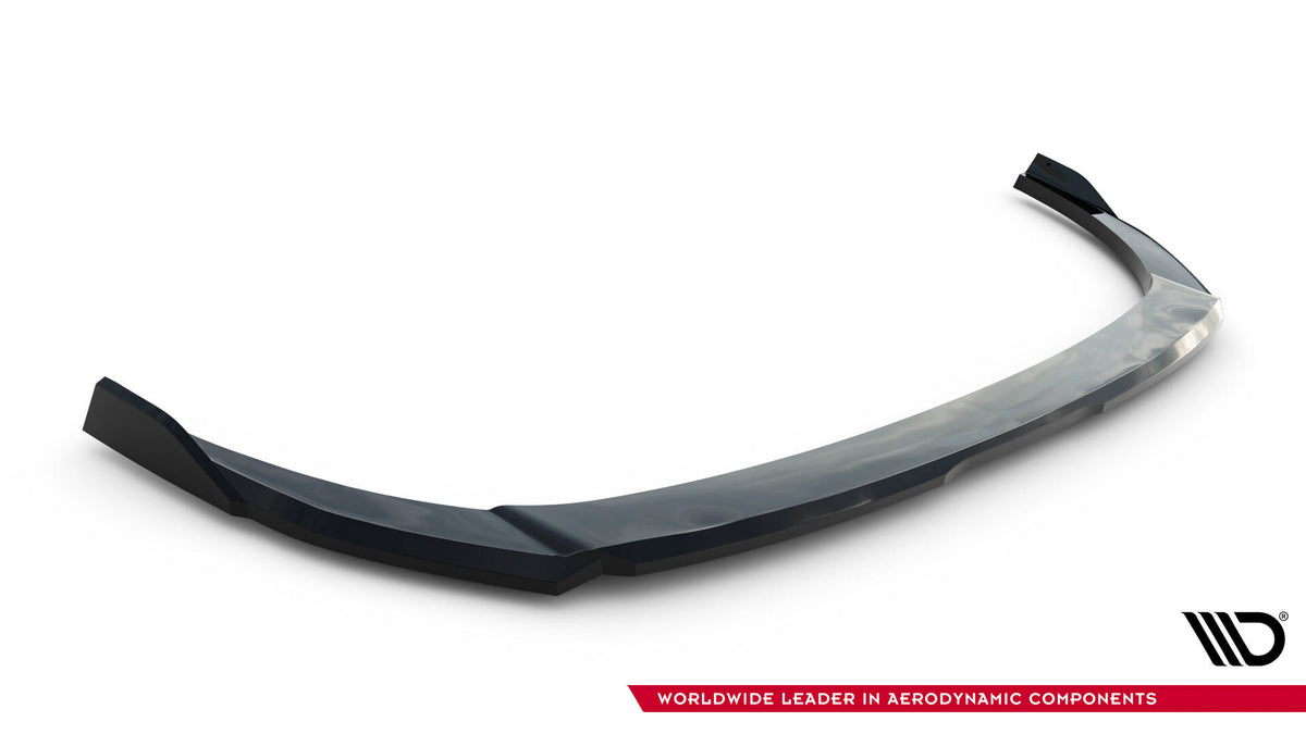 Street+ Spoilerlippe Front Ansatz V.1 passend für Hyundai Elantra N Mk7 schwarz Hochglanz – Ansicht 5