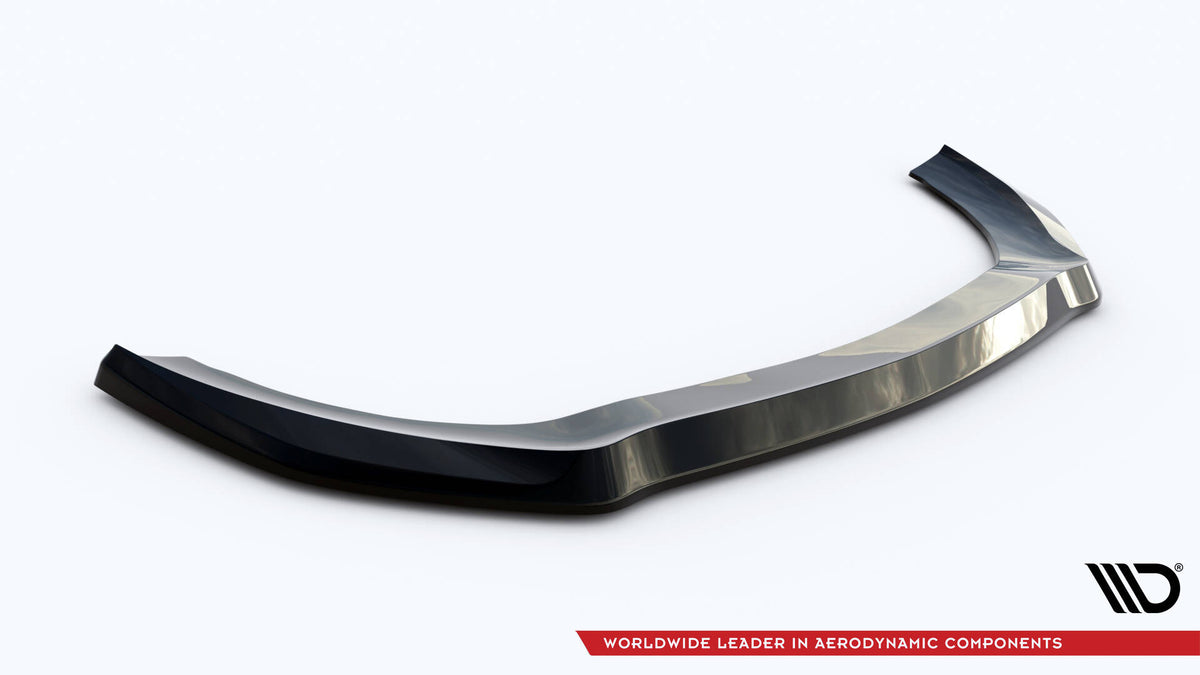 Street+ Spoilerlippe Front Ansatz V.1 passend für Mercedes-Benz V-Klasse W447 Facelift schwarz Hochglanz – Ansicht 4