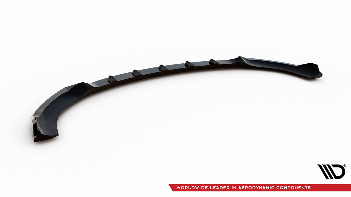 Street+ Spoilerlippe Front Ansatz V.2 passend für Mercedes-Benz E AMG-Line Limousine / Kombi W214 schwarz Hochglanz – Ansicht 6