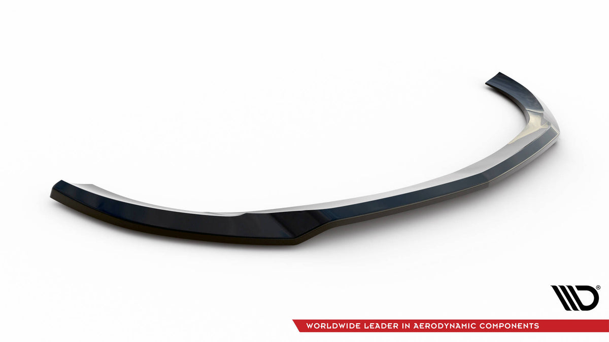 Street+ Spoilerlippe Front Ansatz V.1 passend für Mercedes-Benz E AMG-Line W213 Facelift schwarz Hochglanz – Ansicht 5