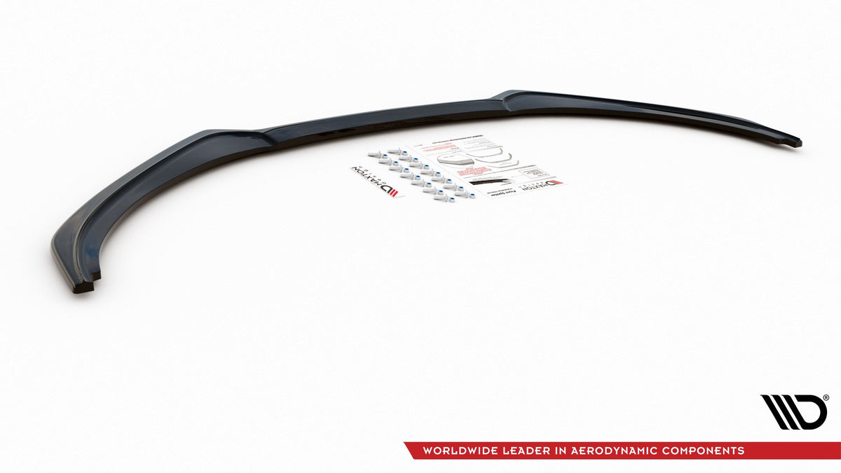 Street+ Spoilerlippe Front Ansatz passend für Jaguar XJ R-Sport X351 Facelift schwarz Hochglanz – Ansicht 8