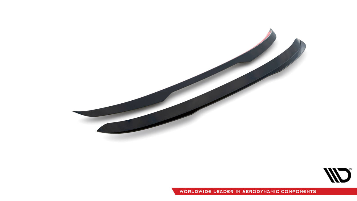 Höher Heckspoiler Lippe Ford Mustang Mach-E Mk1 schwarz Hochglanz – Ansicht 6
