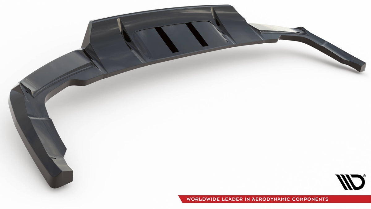 Street+ Mittlerer Diffusor RACE passend für Audi Q5 S-Line SUV Mk2 Facelift schwarz Hochglanz – Ansicht 9