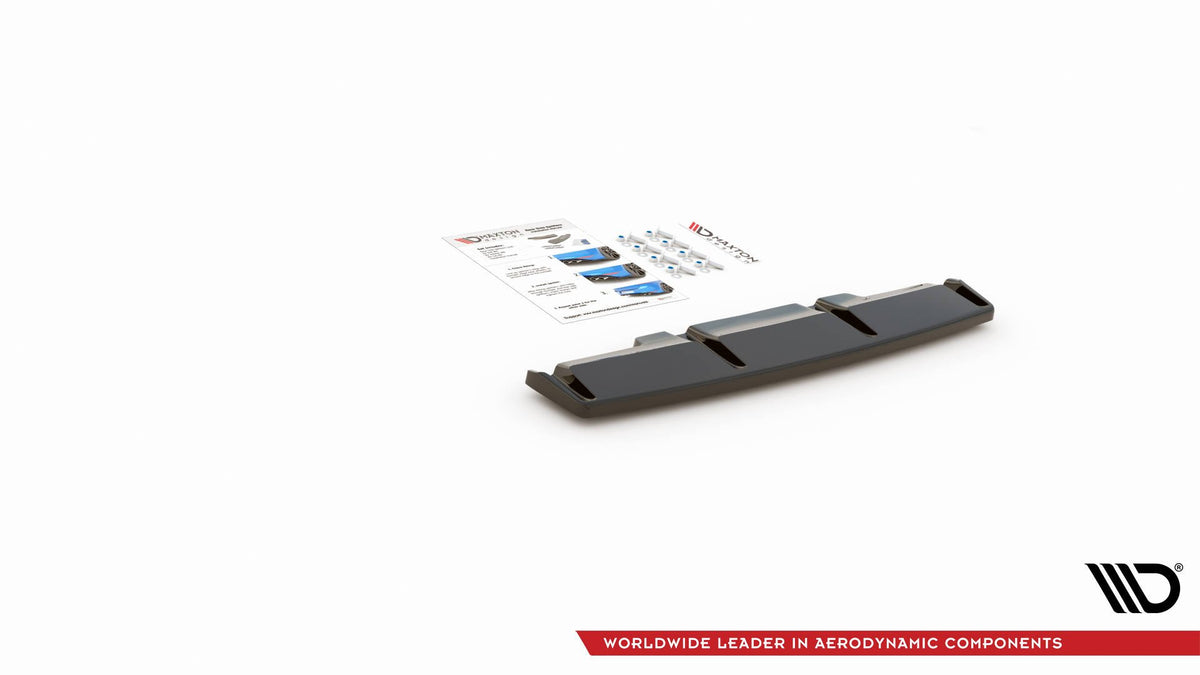 Heckansatz VW Golf R Hatchback Mk8 / Mk8 Facelift schwarz Hochglanz – Ansicht 6