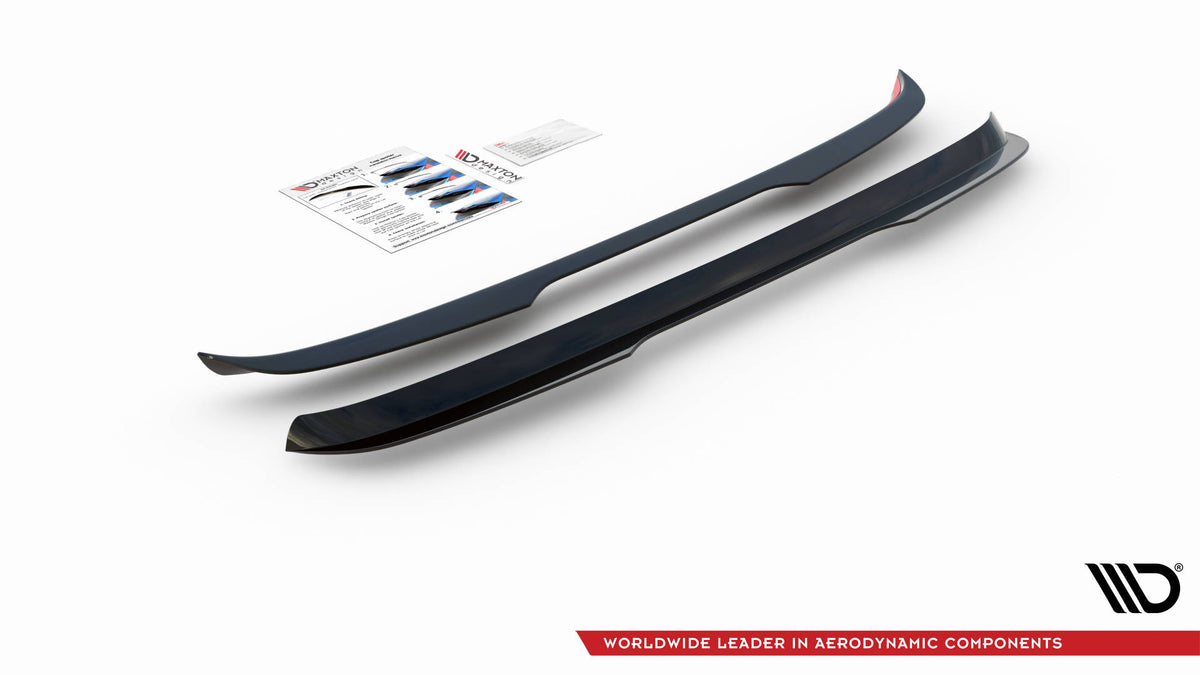 Heckspoiler Lippe Seat Tarraco FR Mk1 / VW Tiguan R / R-Line Mk2 / Mk2 Facelift schwarz Hochglanz – Ansicht 5