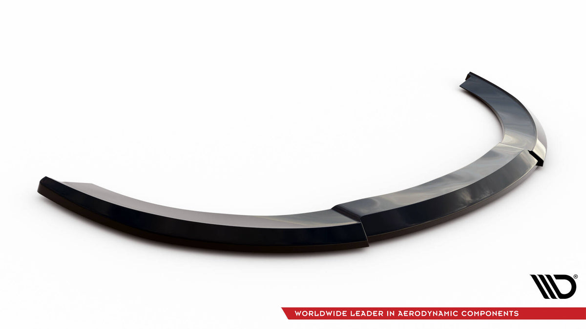 Street+ Spoilerlippe Front Ansatz V.1 passend für Audi A7 C7 schwarz Hochglanz – Ansicht 5