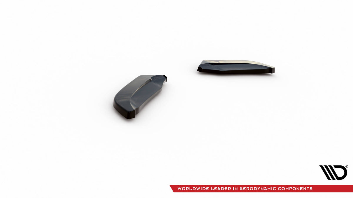 Heck Ansatz Flaps Diffusor passend für VW Scirocco Mk3 schwarz Hochglanz – Ansicht 6