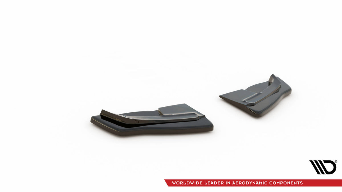Heck Ansatz Flaps Diffusor passend für RENAULT CLIO III RS schwarz Hochglanz – Ansicht 4