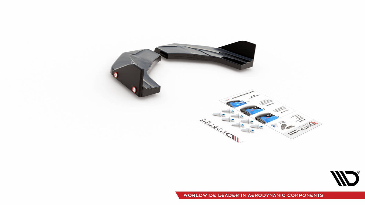 Heck Ansatz Flaps Diffusor V.7 + Flaps passend für Hyundai I30 N Mk3 Hatchback – Ansicht 7