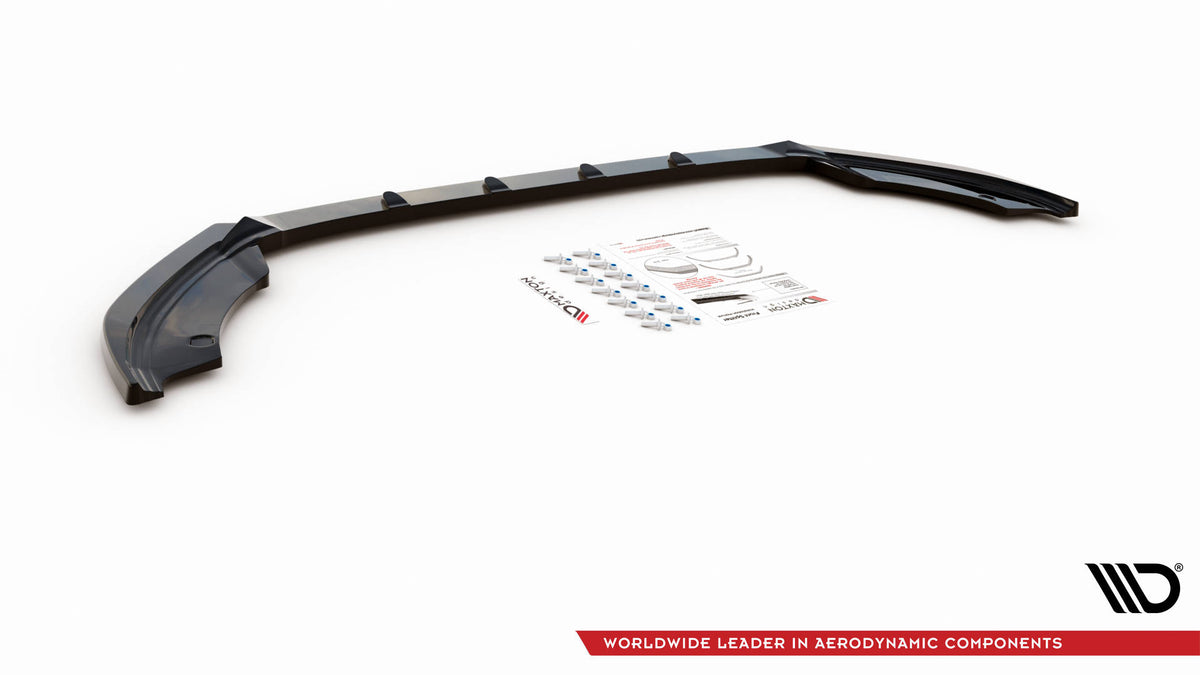 Street+ Spoilerlippe Front Ansatz V.2 passend für Seat Ibiza FR/ Standard Mk5 schwarz Hochglanz – Ansicht 5