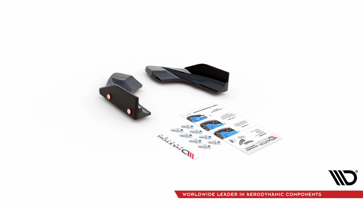 Heck Ansatz Flaps Diffusor V.2 + Flaps passend für VW Golf R Hatchback Mk8 Facelift – Ansicht 7