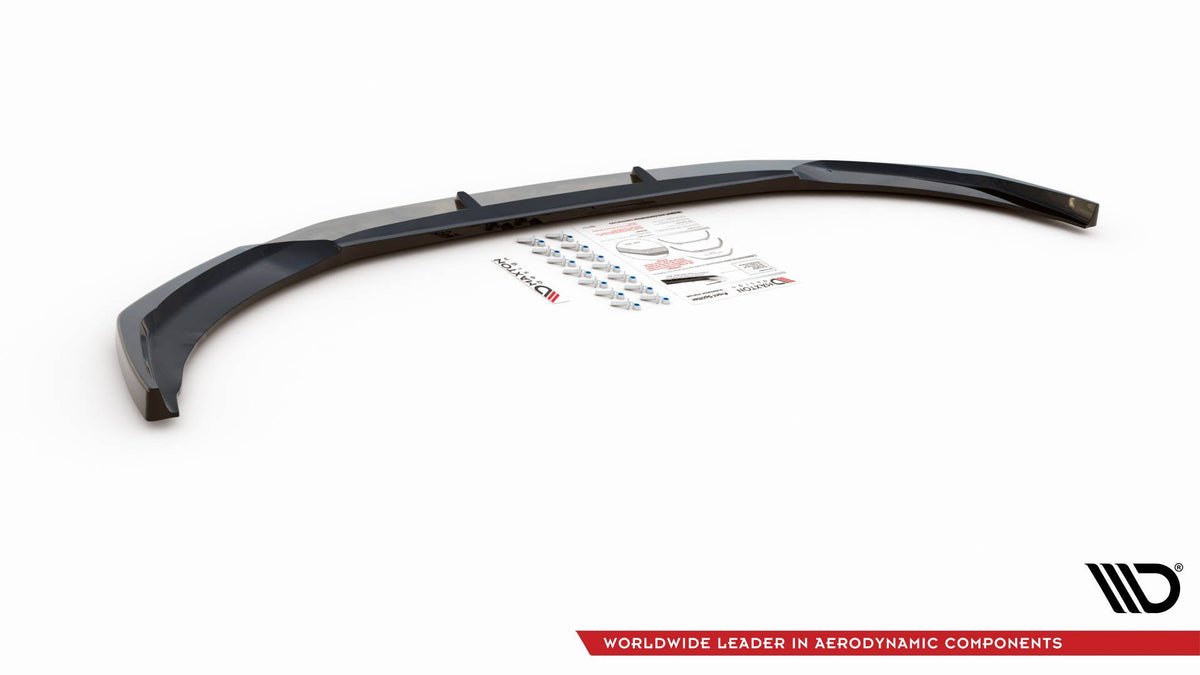 Street+ Spoilerlippe Front Ansatz V.2 passend für Audi A1 S-Line GB schwarz Hochglanz – Ansicht 8