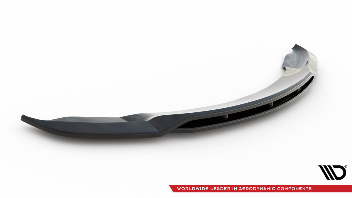 Street+ Spoilerlippe Front Ansatz passend für BMW X5 E70 Facelift M Paket schwarz Hochglanz – Ansicht 5
