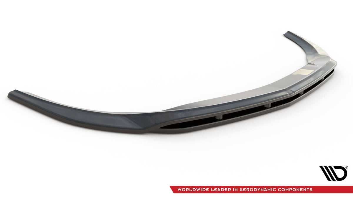 Street+ Spoilerlippe Front Ansatz V.4 passend für Mercedes-Benz V-Klasse W447 schwarz Hochglanz – Ansicht 5