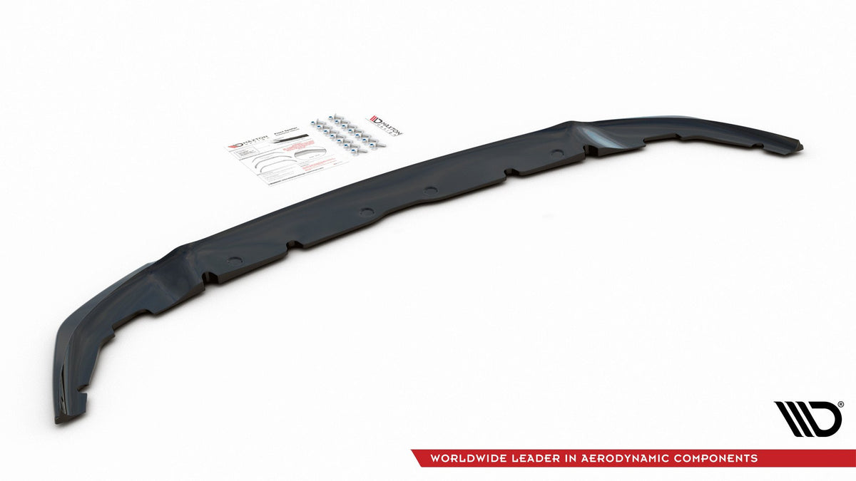 Street+ Spoilerlippe Front Ansatz passend für BMW 1er M-Paket/ M135i / 128ti F40  schwarz Hochglanz – Ansicht 6