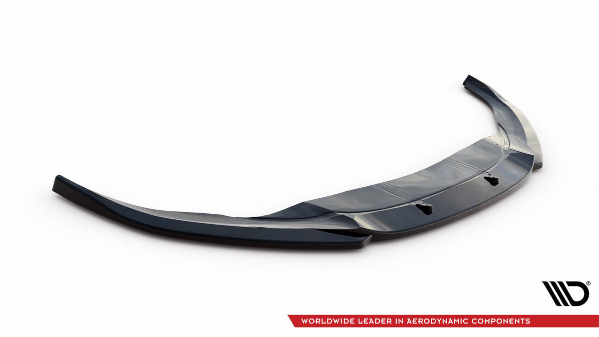 Street+ Spoilerlippe Front Ansatz V.4 passend für Audi RS7 C7 schwarz Hochglanz – Ansicht 6