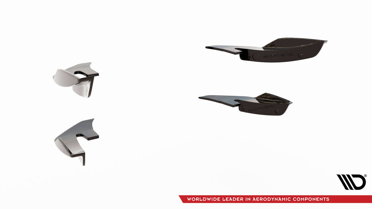 Stoßstangen Flaps Wings vorne Canards passend für Audi S5 / A5 S-Line Coupe / Sportback F5 – Ansicht 7