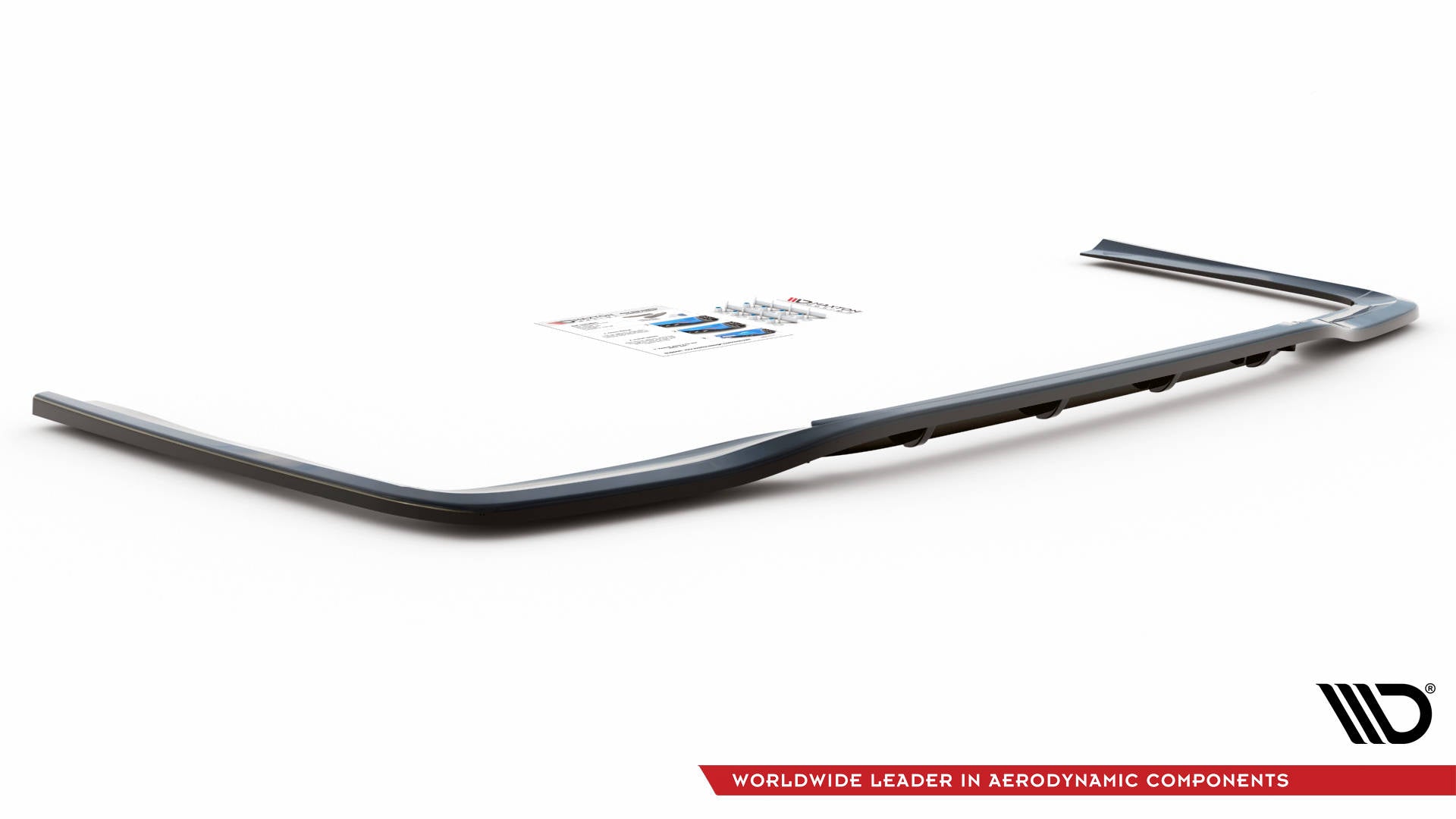 Street+ Mittlerer Diffusor RACE passend für Mercedes-Benz E AMG-Line Limousine W212 Facelift schwarz Hochglanz – Ansicht 5