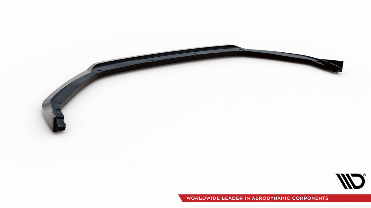 Street+ Spoilerlippe Front Ansatz V.2 passend für Peugeot 208 GT Mk2 schwarz Hochglanz – Ansicht 6
