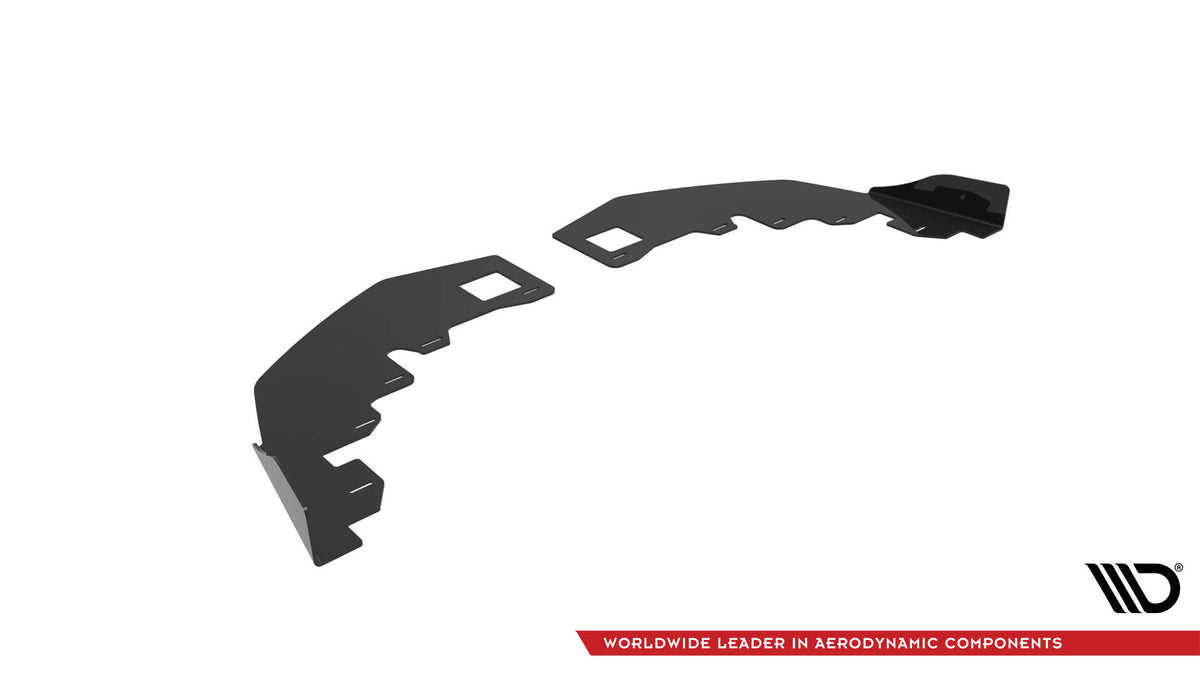Front Stoßstange Flaps passend für BMW 1er M-Paket / M135i / 128ti F40 schwarz Hochglanz – Ansicht 7