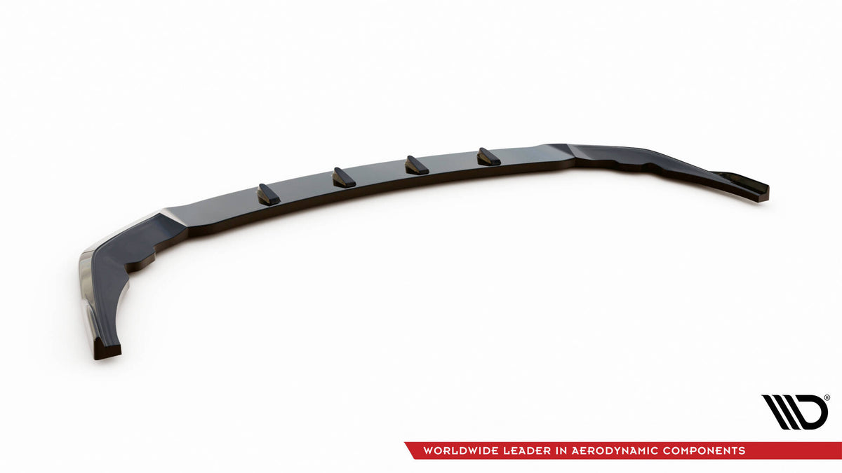 Street+ Spoilerlippe Front Ansatz passend für V.9 BMW M135i F40 schwarz Hochglanz – Ansicht 6