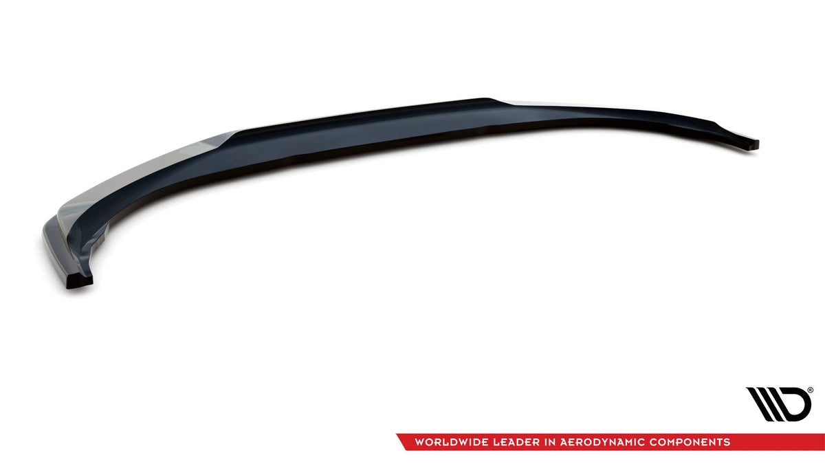 Street+ Spoilerlippe Front Ansatz V.2 passend für Ford Mustang Mach-E Mk1 schwarz Hochglanz – Ansicht 6