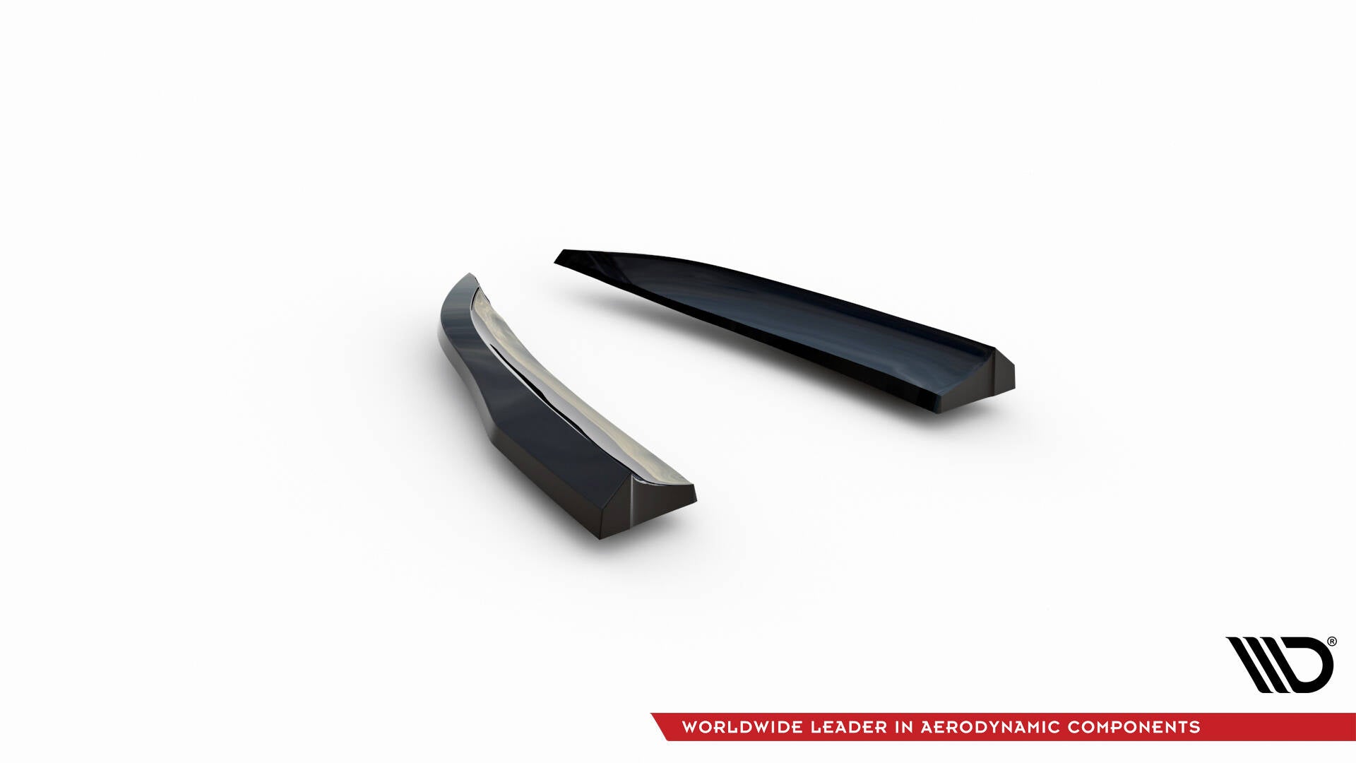 Heck Ansatz Flaps Diffusor passend für Porsche 718 Cayman GT4 RS 982c schwarz Hochglanz – Ansicht 6