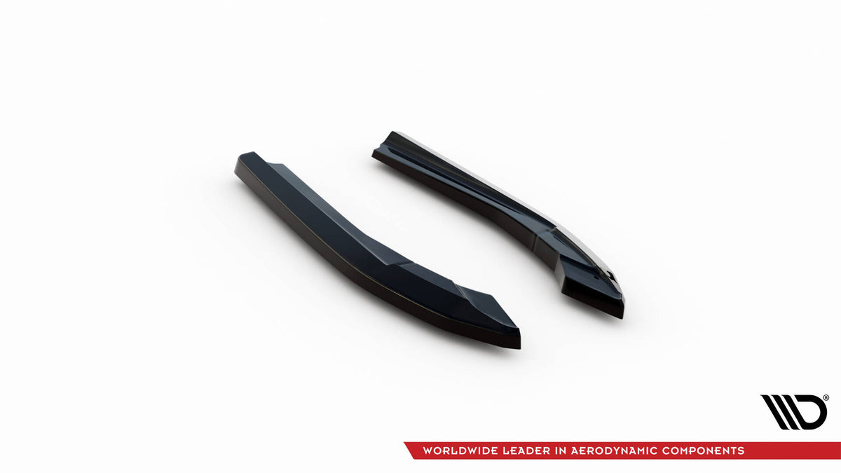 Heck Ansatz Flaps Diffusor V.3 passend für BMW M440i / 4 M-Paket Gran Coupe G26 schwarz Hochglanz – Ansicht 6