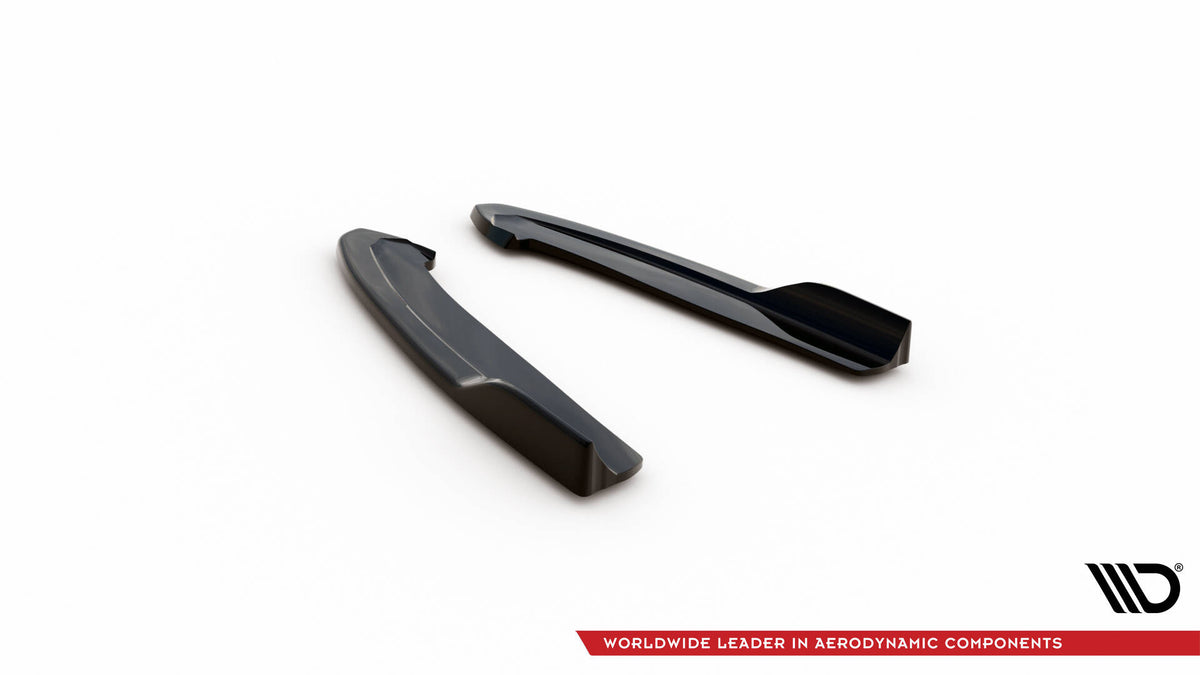 Heck Ansatz Flaps Diffusor V.6 passend für Ford Focus Kombi ST Mk4 schwarz Hochglanz – Ansicht 6