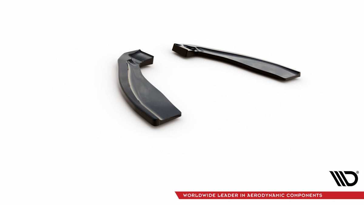 Heck Ansatz Flaps Diffusor passend für BMW X6 M F86 schwarz Hochglanz – Ansicht 6