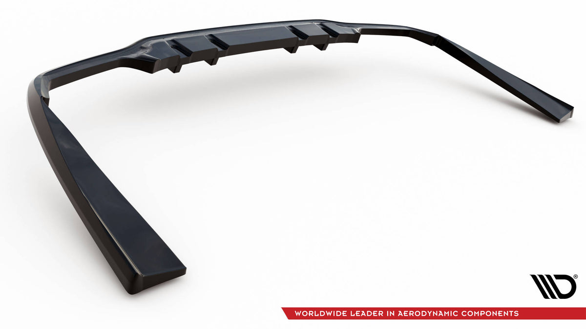 Street+ Mittlerer Diffusor RACE passend für Mercedes-AMG C63 Limousine / Kombi W205 Facelift schwarz Hochglanz – Ansicht 7