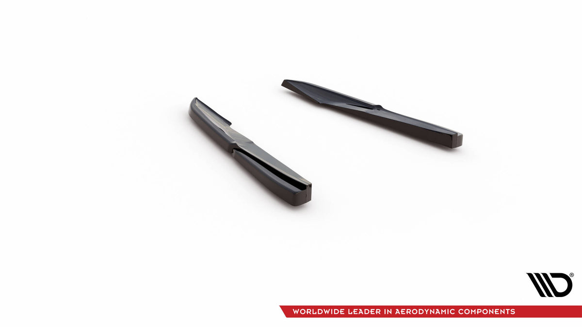 Heck Ansatz Flaps Diffusor passend für Audi S5 Sportback / Coupe F5 Facelift schwarz Hochglanz – Ansicht 6