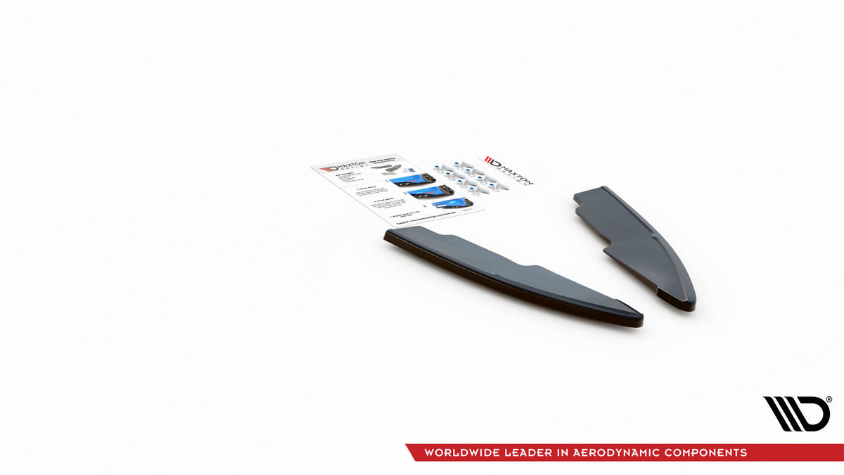 Heck Ansatz Flaps Diffusor passend für Ford Kuga ST-Line Mk3 schwarz Hochglanz – Ansicht 5