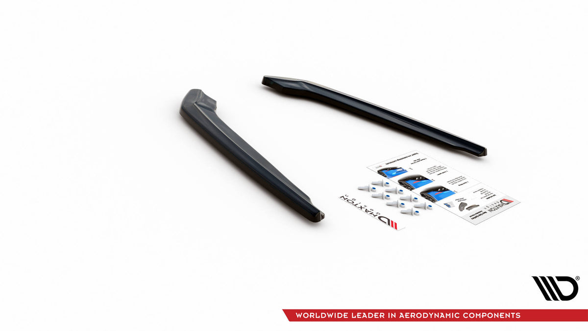Heck Ansatz Flaps Diffusor V.1 passend für BMW M5 F90 Facelift schwarz Hochglanz – Ansicht 6