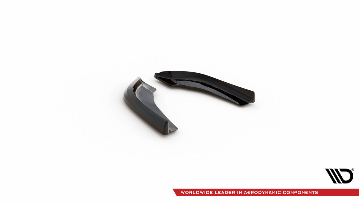 Heck Ansatz Flaps Diffusor V.5 passend für (Für heckansatz v.3) BMW 1er M-Paket /  M135i / 128ti F40 schwarz Hochglanz – Ansicht 6