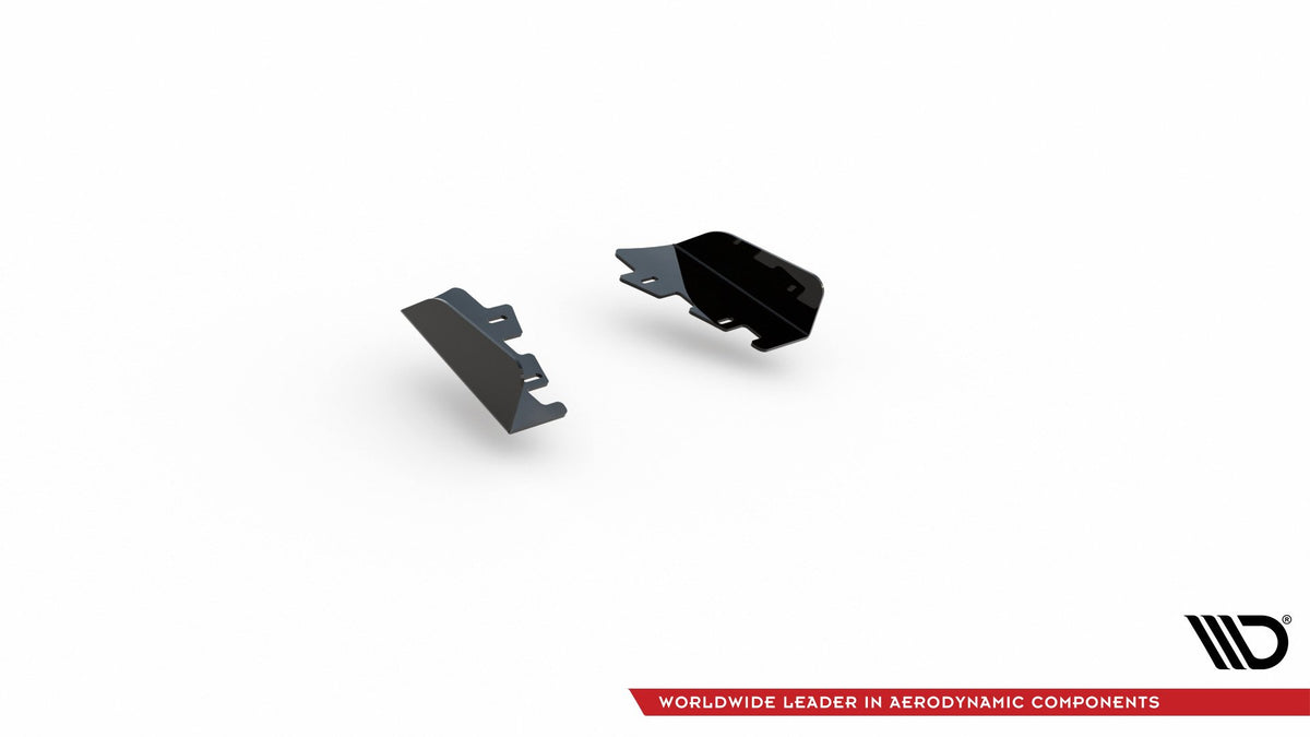 Hintere Seiten Flaps passend für Ford Focus ST Mk4 schwarz Hochglanz – Ansicht 6