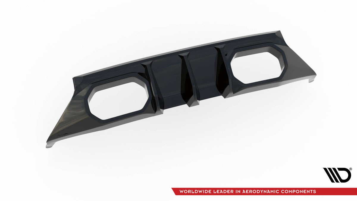 Diffusor Heck Ansatz V.2 passend für BMW M2 G87 schwarz Hochglanz – Ansicht 11