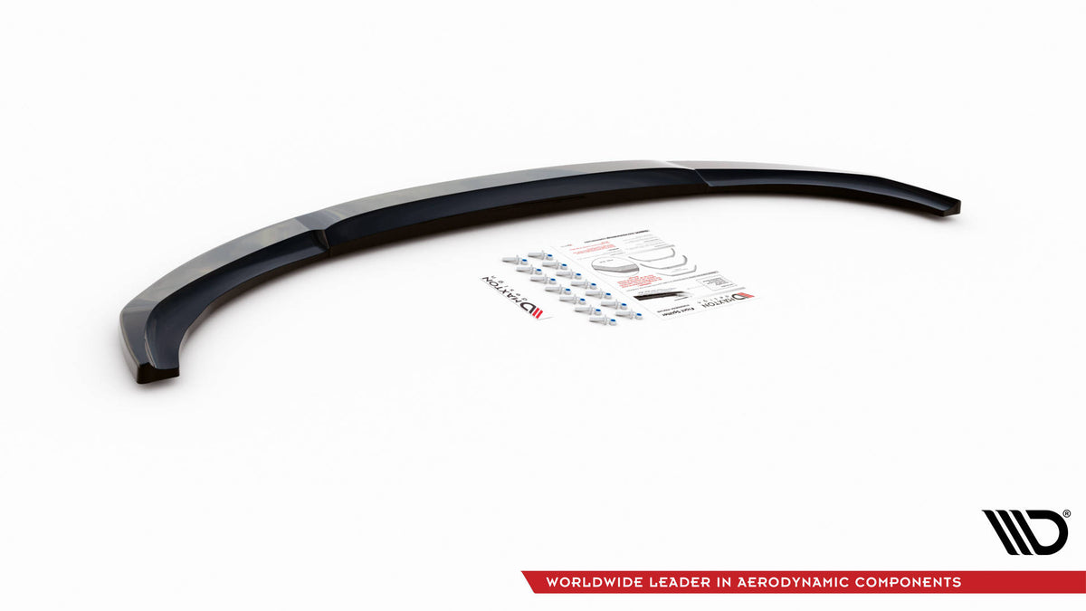 Street+ Spoilerlippe Front Ansatz V.1 passend für BMW 1er F20 schwarz Hochglanz – Ansicht 5