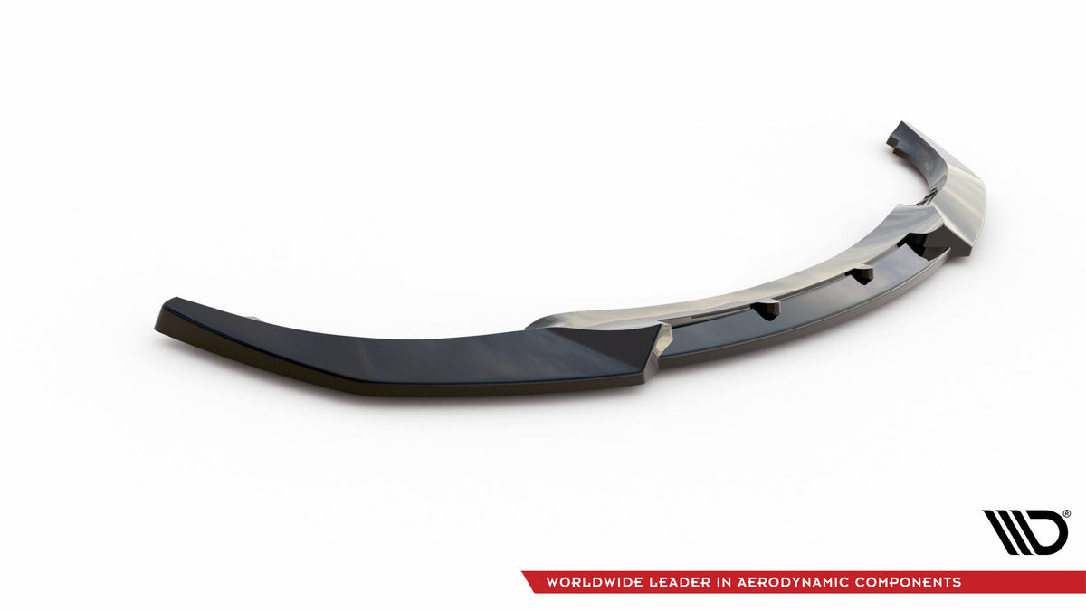 Street+ Spoilerlippe Front Ansatz V.3 passend für BMW 3er Coupe E46 schwarz Hochglanz – Ansicht 5