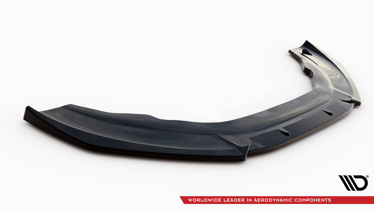 Street+ Spoilerlippe Front Ansatz passend für Audi A6 RS6 Look C7 schwarz Hochglanz – Ansicht 5