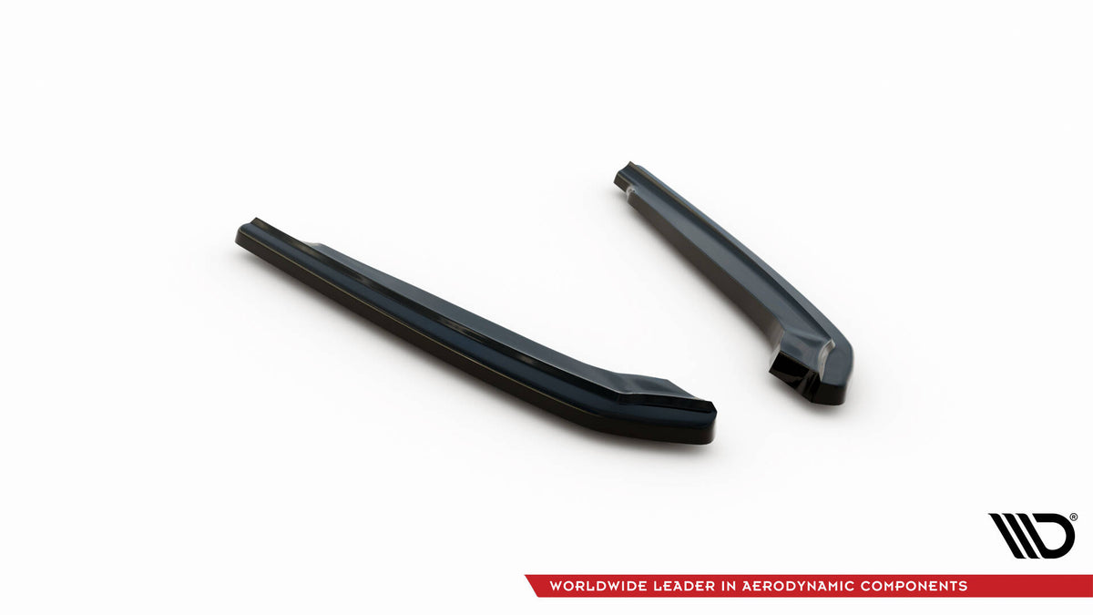 Heck Ansatz Flaps Diffusor passend für BMW 5er G30/ G31 M-Paket schwarz Hochglanz – Ansicht 6