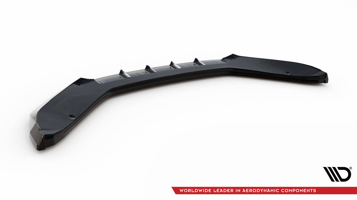 Street+ Spoilerlippe Front Ansatz V.1 passend für Skoda Kodiaq RS Mk1 Facelift schwarz Hochglanz – Ansicht 6